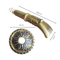 Materials of yesteryear: FOUNTAIN SPOUT, LARGE WATER BLADE