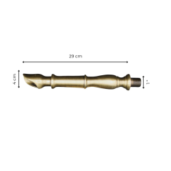 Materials of yesteryear: BRASS FLUTE FOUNTAIN SPOUT