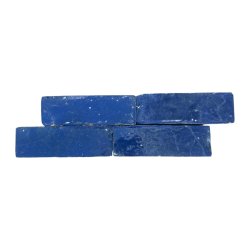 Materials of yesteryear: ZELLIGE BLUE 14.5x4.5x2.5