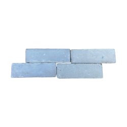 Materials of yesteryear: ZELLIGE WHITE 14.5x4.5x2.5