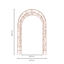 Materials of yesteryear: ARCH WITH IRON VOLUTES H236