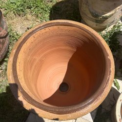 Materials of yesteryear: OLD ANDUZE VASE TRADITION FLAME N°2 H70