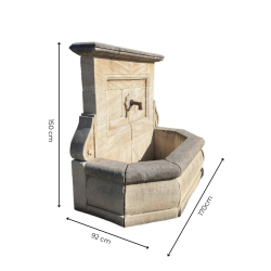 Materials of yesteryear: FOUNTAIN WITH VOLUTES AND CORNICE H150