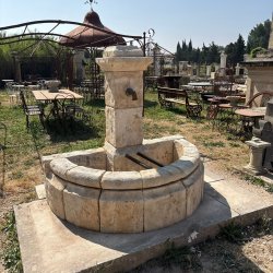Materials of yesteryear: STONE WALL FOUNTAIN H144.5
