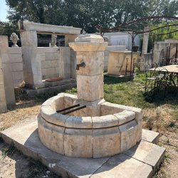 Materials of yesteryear: STONE WALL FOUNTAIN H144.5