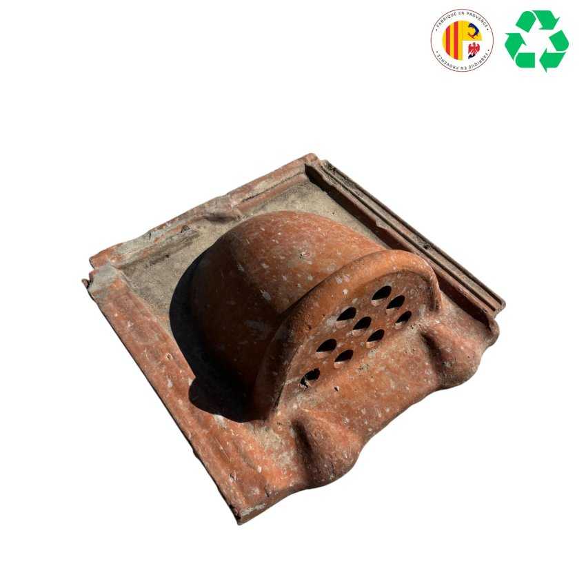 DOUBLE AERATION TILE FOR FLAT CORE TILE