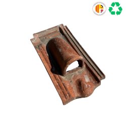 SINGLE CAT FLAP TILE FOR FLAT HEART TILE