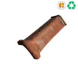 RIDGE TILE FOR FLAT HEART TILE