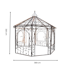 Materials of yesteryear: 8-SIDE, IRON LEAF KIOSK 3M60