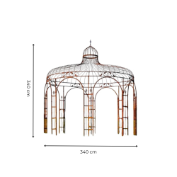 Materials of yesteryear: 8-SIDED IRON KIOSK D340