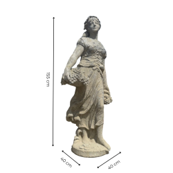 Materials of yesteryear: STATUE DAME 4 SEASONS AUTUMN H155