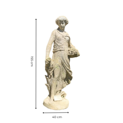 Materials of yesteryear: LADY STATUE 4 SEASONS SPRING H155