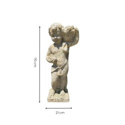 Materials of yesteryear: PUTTO STATUE 4 SEASONS AUTUMN H70