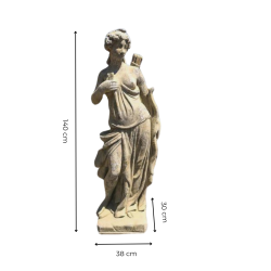 Materials of yesteryear: STATUE DIANE PIERRE H140