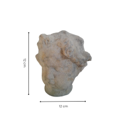 Materials of yesteryear: PETITE PATINATED ANGEL HEAD