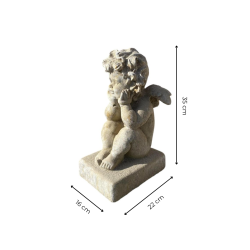 Matériaux d'Antan : STATUE ANGE PENSIF