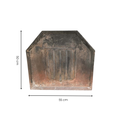 Matériaux d'Antan : PLAQUE DE CHEMINEE BLASON H50