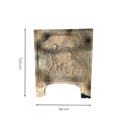 Materials of yesteryear: CAST IRON FIREPLATE H72.5