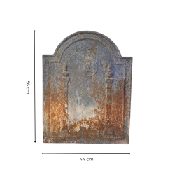 Materials of yesteryear: CAST IRON FIREPLACE PLATE H56