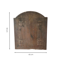 Materials of yesteryear: CAST IRON FIREPLACE PLATE H53