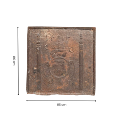 Materials of yesteryear: H86 CAST IRON FIREPLACE PLATE