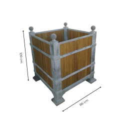 Materials of yesteryear: ZINC-PLATED STEEL AND OAK WOOD H111