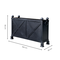 Materials of yesteryear: RECTANGULAR PLANTER 100X30CM