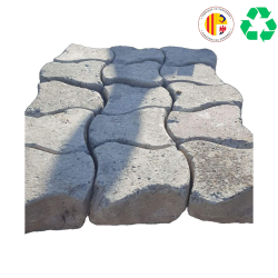 Materials of yesteryear: CONCRETE INTERLOCKING PAVER 28x25x13