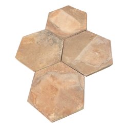 Materials of yesteryear: HEXAGONAL TERRACOTTA TILES 31X3