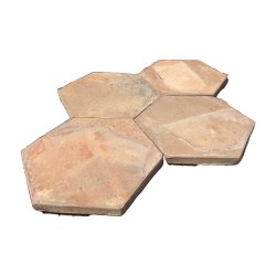 Materials of yesteryear: HEXAGONAL TERRACOTTA TILES 31X3