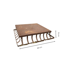 Materials of yesteryear: LARGE H15 SQUARE IRON BASE