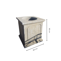 Matériaux d'Antan : SOCLE VASE ANGELOT H90