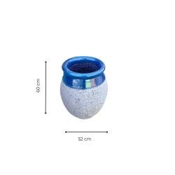 Matériaux d'Antan : JARRE GOUTTE H60 BLEU TRADITIONNEL