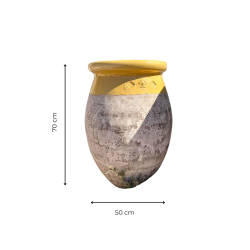 Materials of yesteryear: OLIVE JAR PATINA PRESTIGE YELLOW COLLAR TRADITION H70