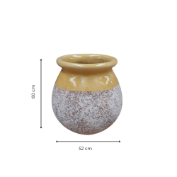 Materials of yesteryear: HONEY YELLOW DROP JAR H60