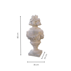 Materials of yesteryear: FLOWER URN H80