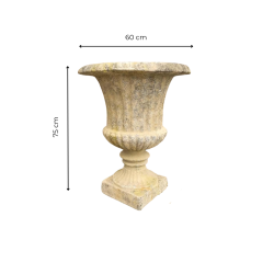 Materials of yesteryear: MEDICIS VASE AGED STONE H75