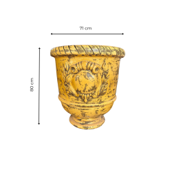 Materials of yesteryear: LARGE LANGUEDOC VASE H80