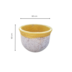 Materials of yesteryear: SMALL YELLOW ENAMELLED BUGADIER H55