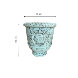 Materials of yesteryear: LARGE LANGUEDOC VASE H75