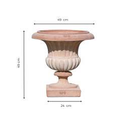 Materials of yesteryear: MEDICIS TERRACOTTA VASE H49
