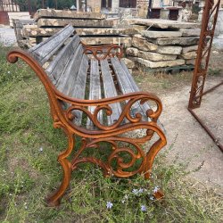 Materials of yesteryear: WOODEN BENCH L155