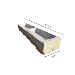 Materials of yesteryear: 2 STONE TUBS Trough L227
