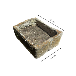 Materials of yesteryear: SMALL OLD STONE BIN L56