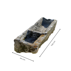 Materials of yesteryear: ANTIQUE TROUGH 2 CONTAINERS L145