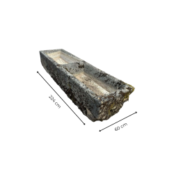 Materials of yesteryear: OLD DOUBLE STONE TROUGH