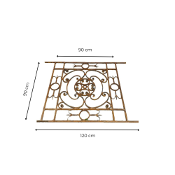 Materials of yesteryear: Wrought iron railing H90