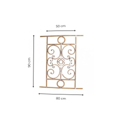 Materials of yesteryear: Wrought iron railing H90