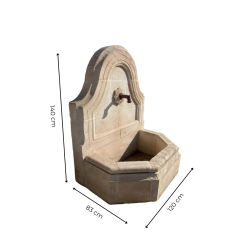 Matériaux d'Antan : FONTAINE CHAPEAU GENDARME LISERET H140