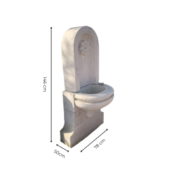 Matériaux d'Antan : FONTAINE MURALE ÉTROITE H155